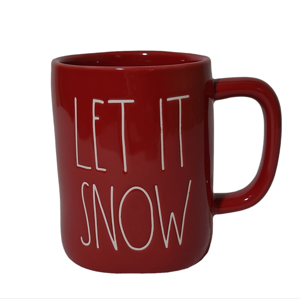 Rae Dunn LET IT SNOW Ceramic Mug